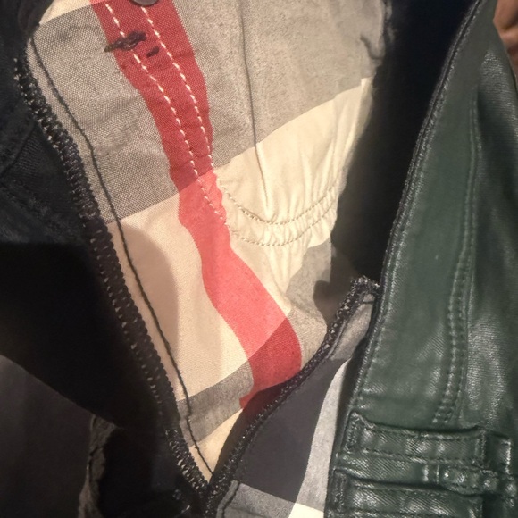 Burberry Green Westbourne Jeans Coated 29 - Picture 2 of 12